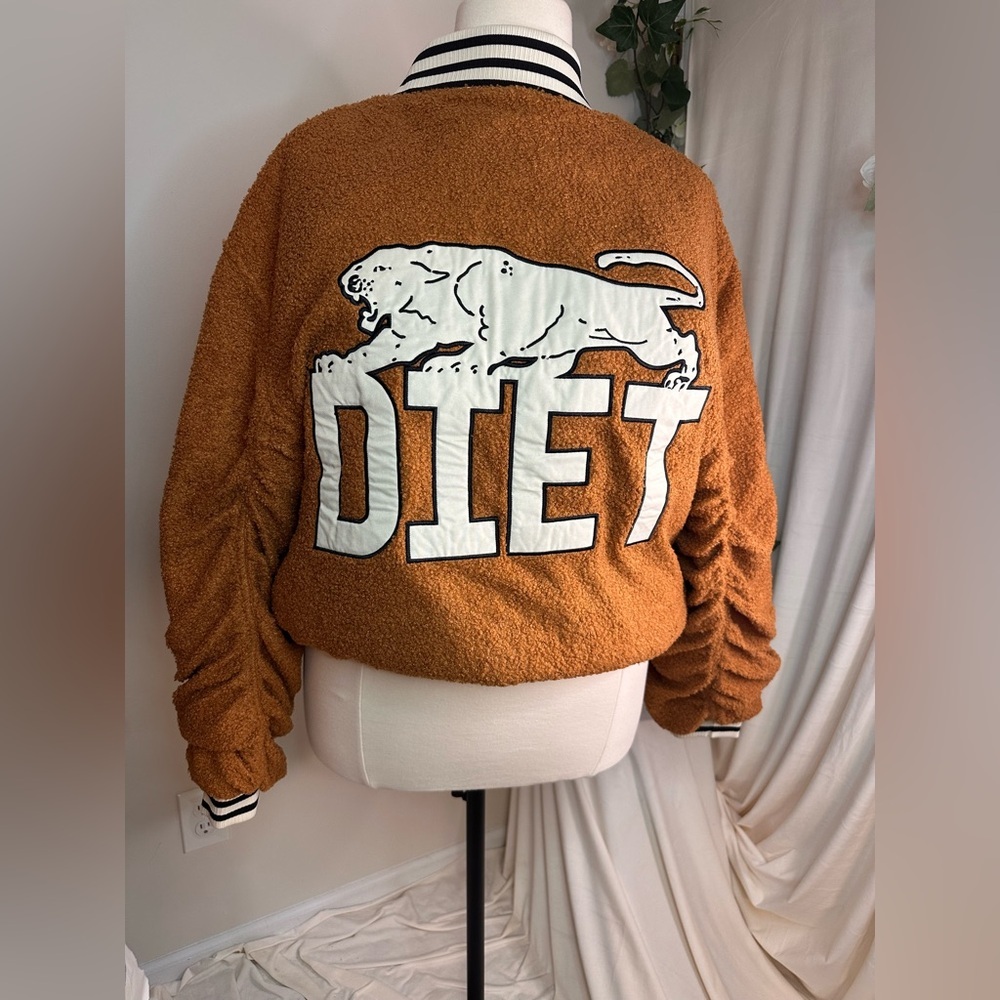 DEIT STARTS MONDAY Panther Jacket Orange Size 2XL Mens NWT A0331 B4